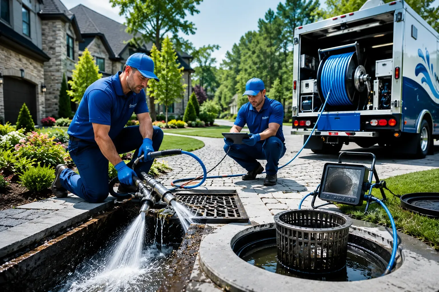 Local outdoor drain cleaning professionals in Dale, WI
